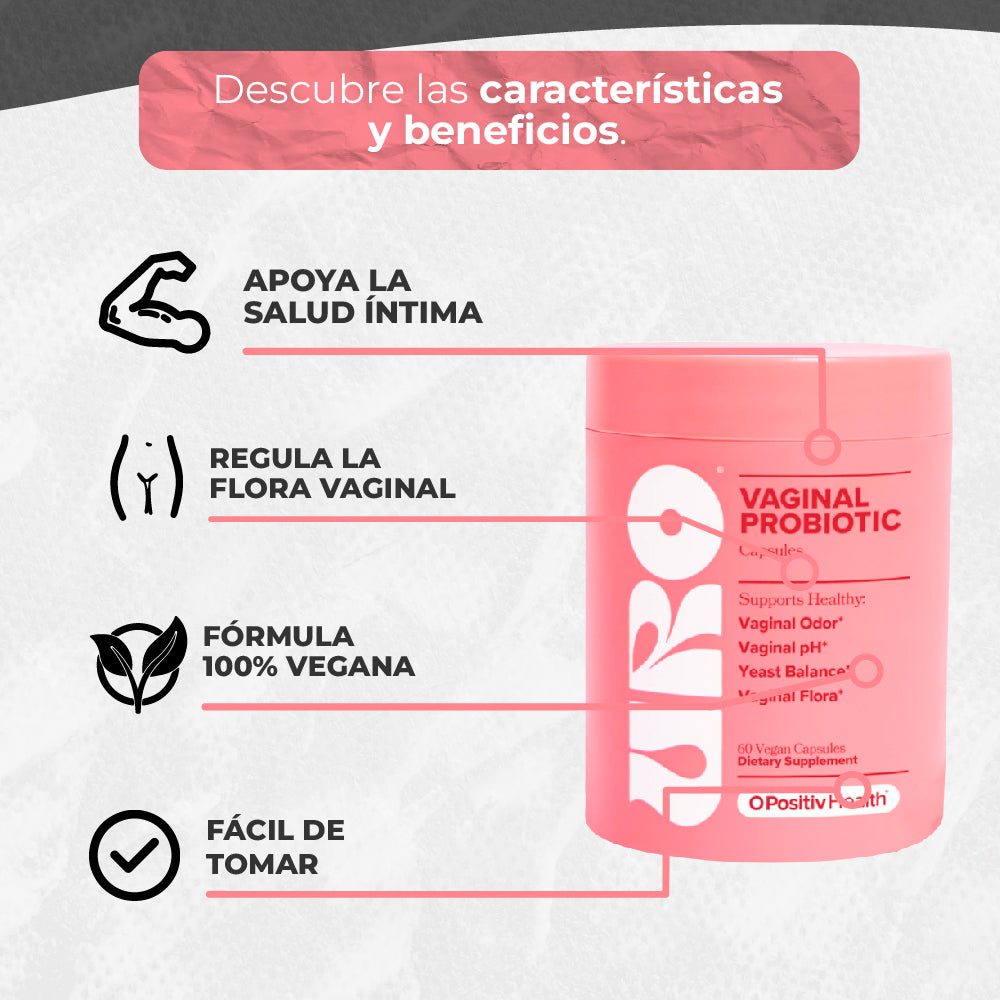 Probióticos Uro Vaginal + Combo bienestar intimo e Belleza Suave