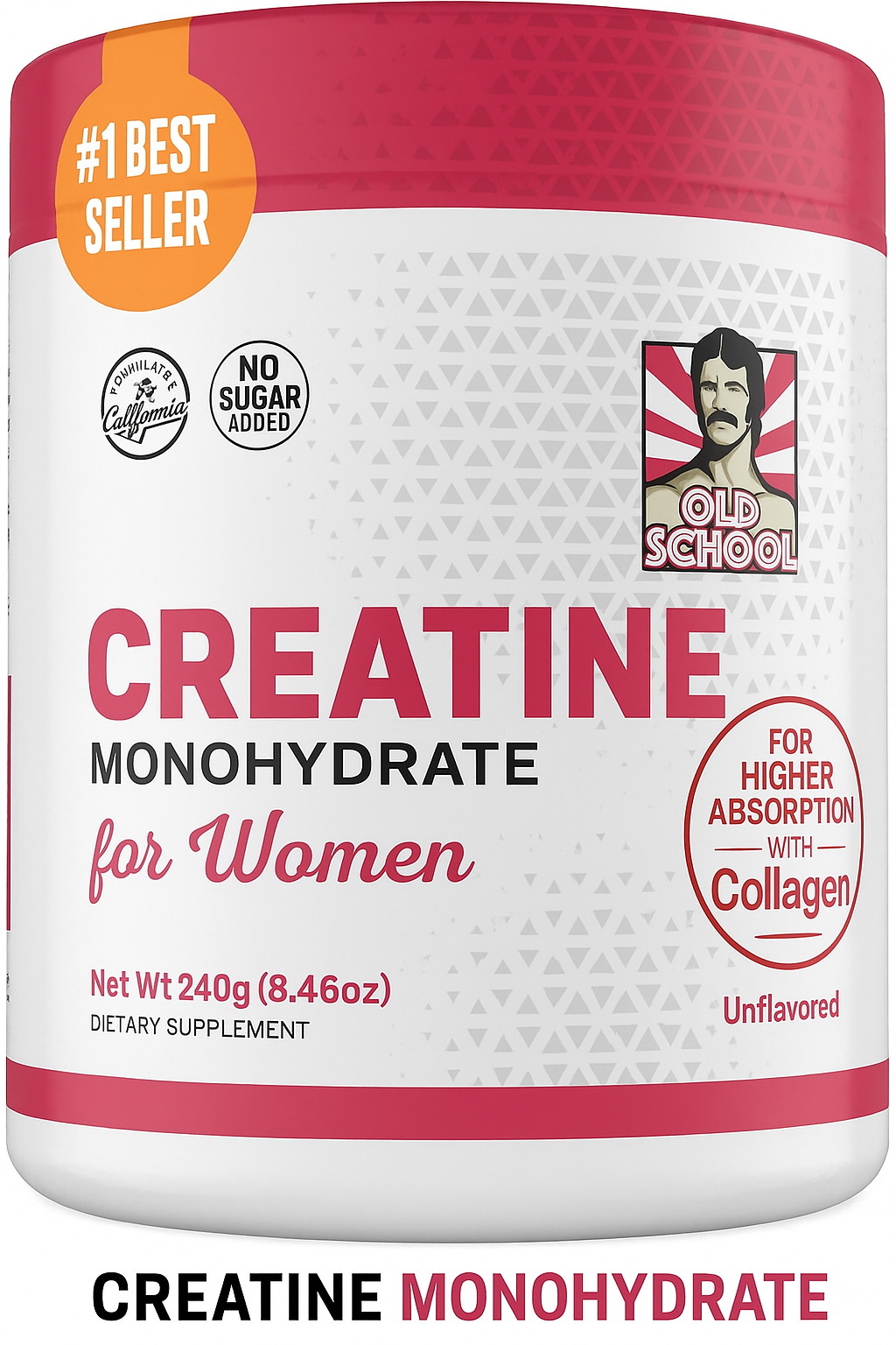 Creatina Monohidratada Pro old school