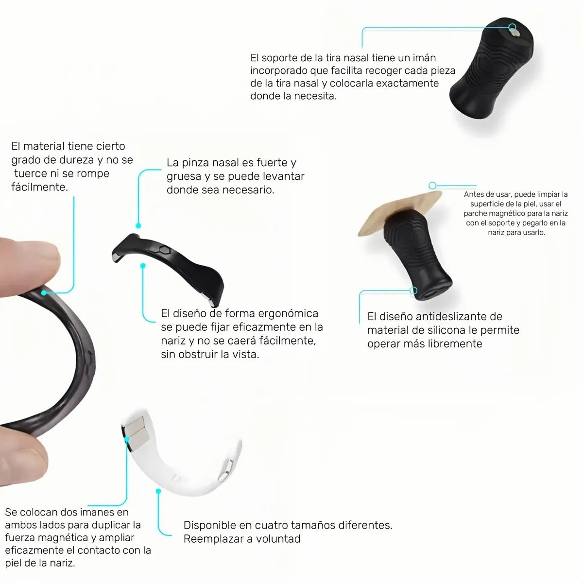 Dilatador Nasal Magnetico