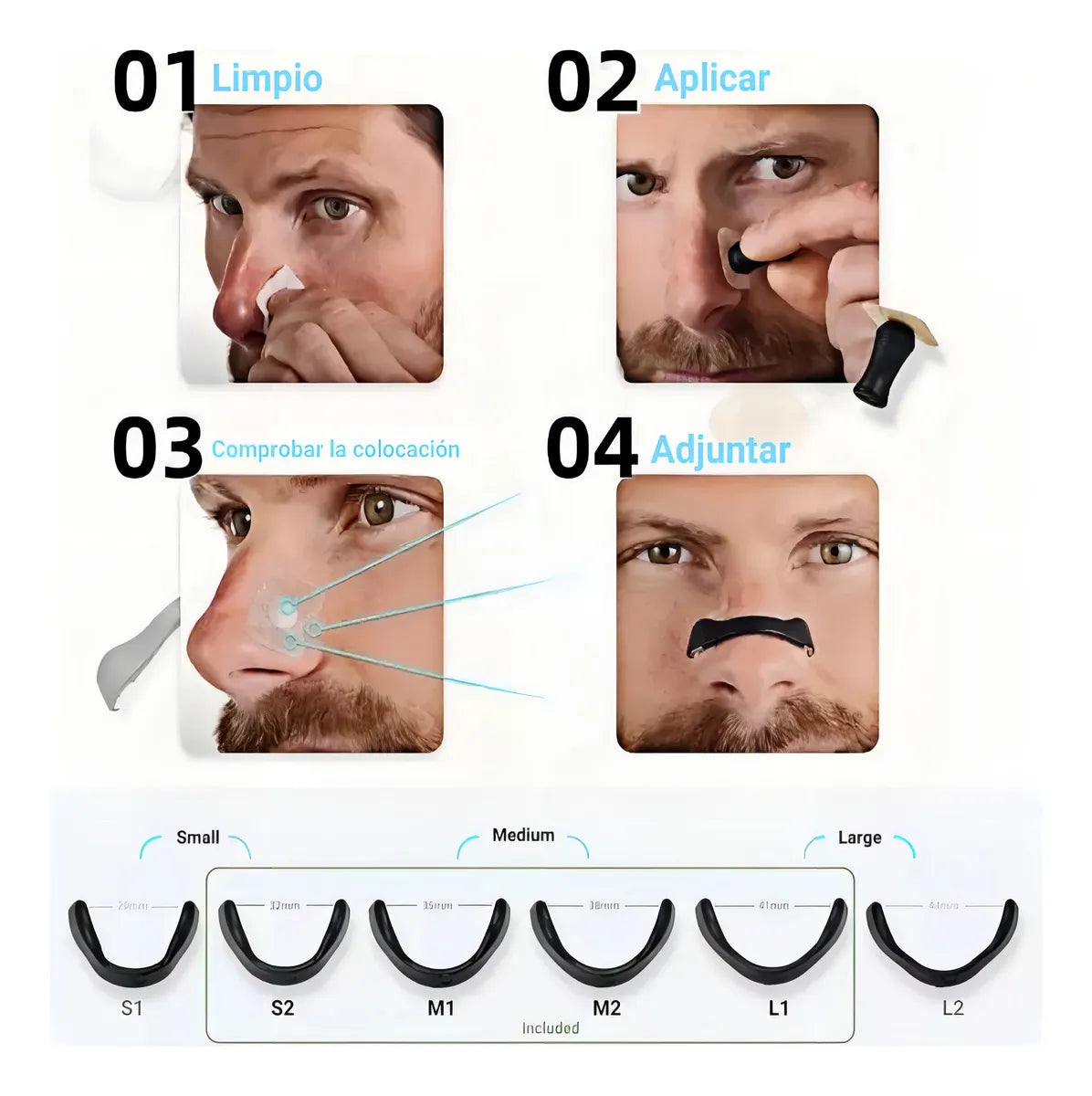 Dilatador Nasal Magnetico