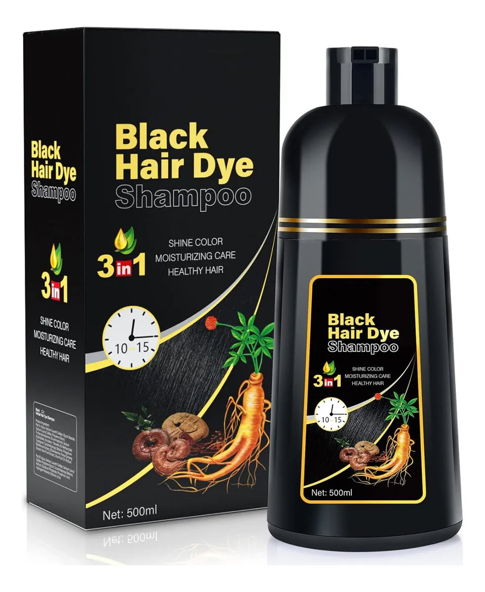 BLACK HAIR DYE SHAMPOO