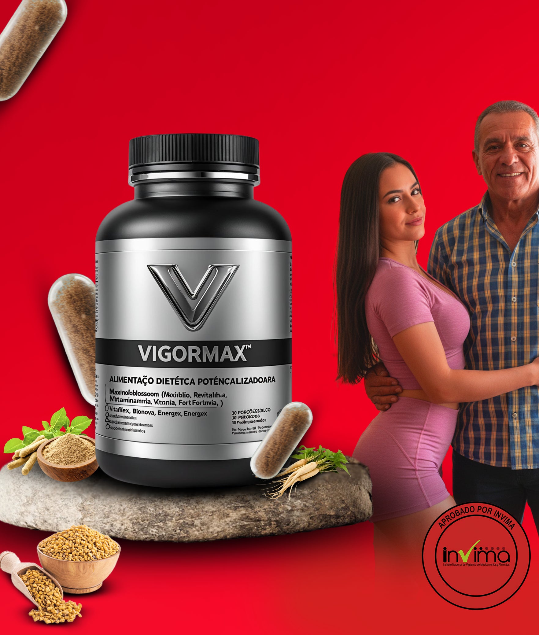 VigorMax + Energía Y Potenciador Sexual 🔥