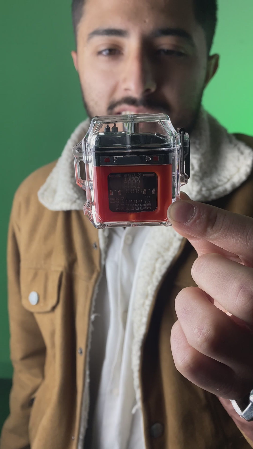 Encendedor Impermeable Transparente