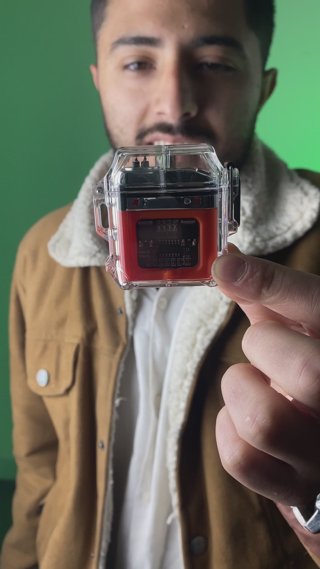 Encendedor Impermeable Transparente